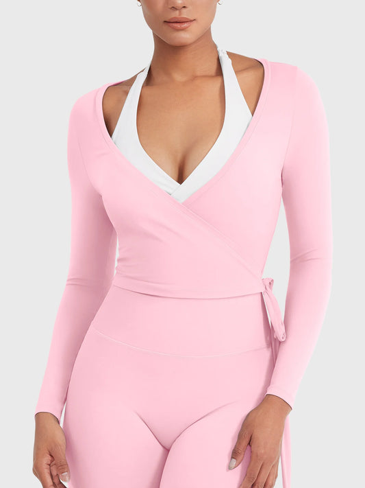 Top Wrap Lyra Manches Longues